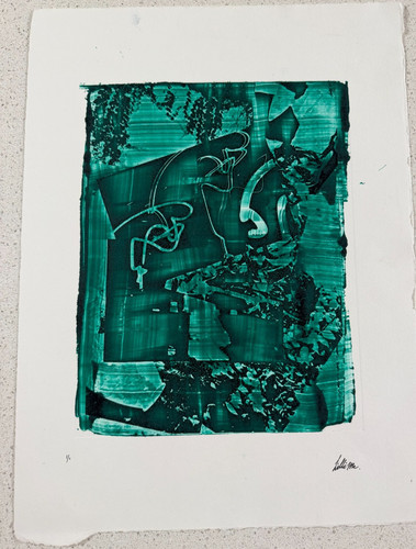 Original monotype art - •,